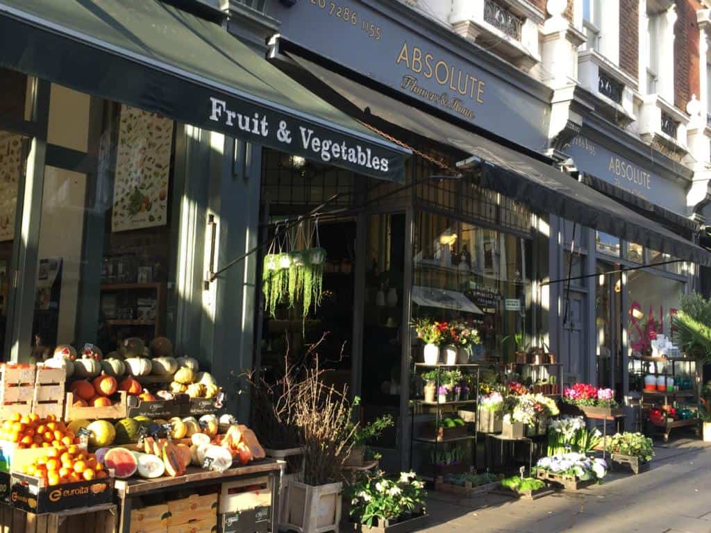 Find a Property in Little Venice - Fruit & Veg shop Clifton Road W9